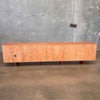 Mahogany Vinyl Storage Bench Hand Built By Pete Deeble Product Image