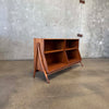 Mid Century Modern Walnut Bookcase by Kipp Stewart for Drexel Declaration Product Image