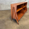 Mid Century Modern Walnut Bookcase by Kipp Stewart for Drexel Declaration Product Image