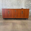 Mid Century Teak & Walnut Credenza by Baker Furniture Product Image