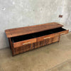 Vintage "3 Drawer Buffet" by Pacific Green - Palmwood w/ Leather Bindings Product Image
