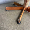 Pair of Vintage Pacific Green "Tavarua" Barstools - Palmwood & Leather Product Image
