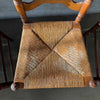 Vintage Walnut Ladder Back Dining Chairs (Set Of 4) Product Image