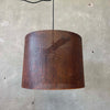 Industrial Corton Steel Perforated & Drum Pendant Lamp Product Image