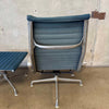 Vintage Herman Miller Aluminum Group Lounge Chair & Ottoman Product Image