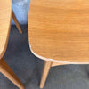 Set of Four Mid Century Modern Oak Dining Chairs - Made in Italy Product Image