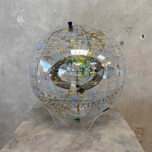 1978 20" Farquhar Cosmosphere Transparent Globe