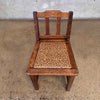 Vintage Mission Style Oak Vanity Chair With Removeable Drop-in Seat Product Image