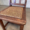 Vintage Mission Style Oak Vanity Chair With Removeable Drop-in Seat Product Image