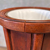 Vintage Victorian / Art Deco Style Fluted Column Torchiere Lamp Product Image