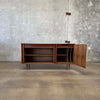 Mid Century Modern Tambour Door Credenza By Milo Baughman For Glenn of California Product Image