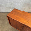 Mid Century Modern Tambour Door Credenza By Milo Baughman For Glenn of California Product Image