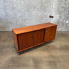 Mid Century Modern Tambour Door Credenza By Milo Baughman For Glenn of California Product Image
