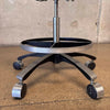 Vintage 1980s Blue Upholstery Professional Medical Or Artist Stool Product Image