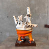 Abstract Studio Pottery Sculpture By Cuban American Artist Armando Perez Product Image
