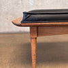 Vintage Mid Century Modern Bench With Vinyl Cushion By Broyhill C. 1960s Product Image