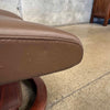 Ekornes Leather Lounge Chair & Ottoman - Norway Product Image