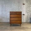 Mid Century Modern Highboy Dresser By Bassett Product Image