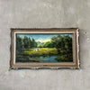 Oil On Canvas Framed Painting By Anny M. Bailey "Quail Valley" Product Image