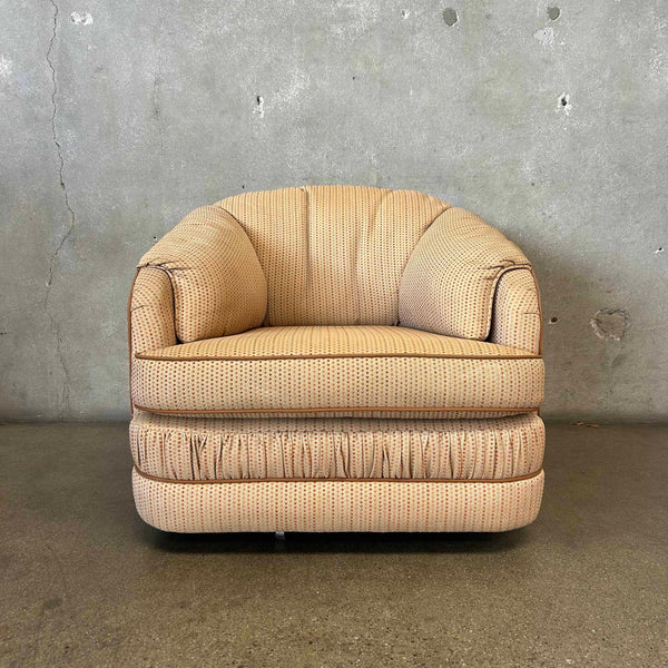 70's Swivel Lounge Chair With Original Upholstery #2 Product Image