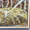 1960's Original Oil Om Board - Floral Wall With Bed Signed B. Sandler Product Image