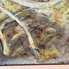 1960's Original Oil Om Board - Floral Wall With Bed Signed B. Sandler Product Image