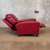 Bradington Young Zion Three-Way Red Leather Lounger #1 Product Image