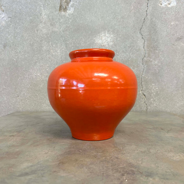 Catalina Island Bulbous Vase, Toyon Red Glaze Product Image