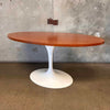 Florence Knoll For Eero Saarinen Walnut Oval Tulip Table Product Image