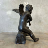 Bronze Vintage Cherub Angel Playing the Flute #2 Product Image