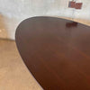 Florence Knoll For Eero Saarinen Dark Walnut Black Knoll Base Dining Table Product Image