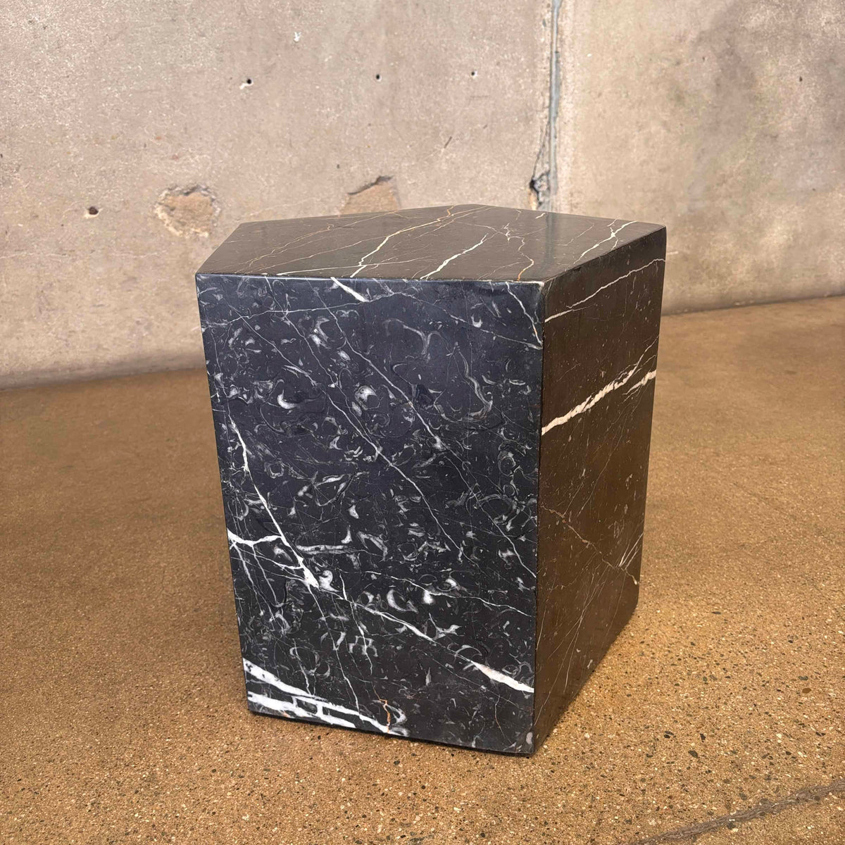 CB2 Marble Side Table