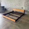 Mid Century Modern Bed Headboard And Frame Product Image