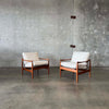Danish Modern Lounge Chairs In Teak, Denmark 1960's Product Image