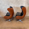 Pair of Egg Chairs Inspired by Arne Jacobsen Product Image