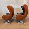 Pair of Egg Chairs Inspired by Arne Jacobsen Product Image
