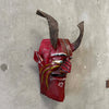 Vintage Hand Carved Wooden Mexican "El Diablo" Folk Art Mask Product Image