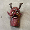 Vintage Hand Carved Wooden Mexican "El Diablo" Folk Art Mask Product Image