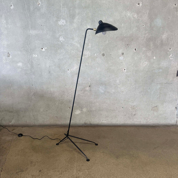 Serge Monille "Lampadaire Droit" Tripod Floor Lamp Designed in 1953 Product Image
