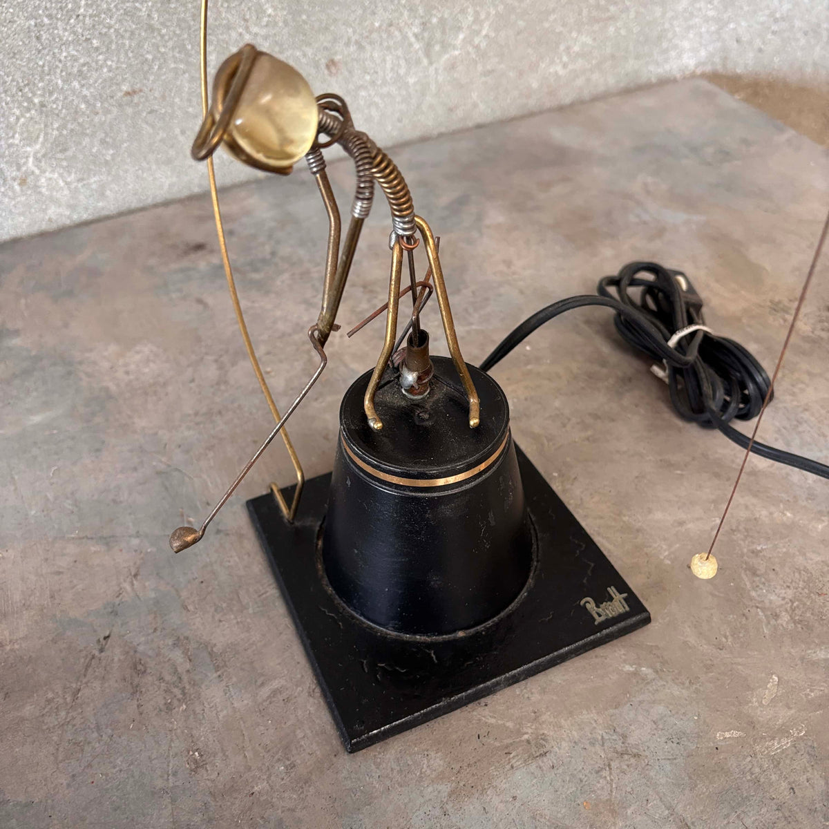 Vintage Kinetco Sculpture By Artist Bradt (Golf)