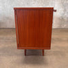 Mid Century Modern Cradenza Teak With Drop Down Compartment Tapered Legs Product Image
