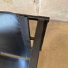 Postmodern Black Leather + Metal Armchair By Radboud Van Beekum For Pastoe Product Image
