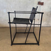 Postmodern Black Leather + Metal Armchair By Radboud Van Beekum For Pastoe Product Image