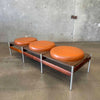 MCM Danish 3 Set Teak & Aluminum Bench As-Is - HOLD Product Image