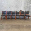 Set of (6) MCM Teak Dining Chairs By Svegards Markaryd Sweden Original Product Image