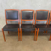 Set of (6) MCM Teak Dining Chairs By Svegards Markaryd Sweden Original Product Image