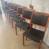Set of (6) MCM Teak Dining Chairs By Svegards Markaryd Sweden Original Product Image