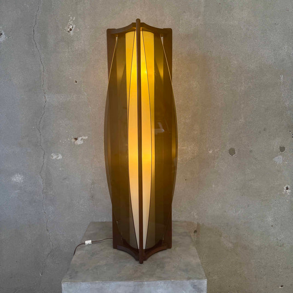 Mid Century Post Modern Totem Firm Table Lamp By Adrian Pearsall for Modelline Product Image