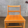 Set of 4 Light Oak Modern Chairs Made In Italy Product Image