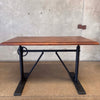 Industrial Pottery Barn Pittsburgh Crank Standing Desk With Stool Product Image